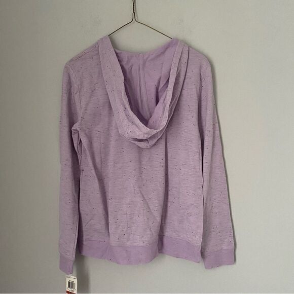 Alfani Intimates Women’s Long Sleeve Hoodie Purple Casual Top XS - Picture 3 of 3